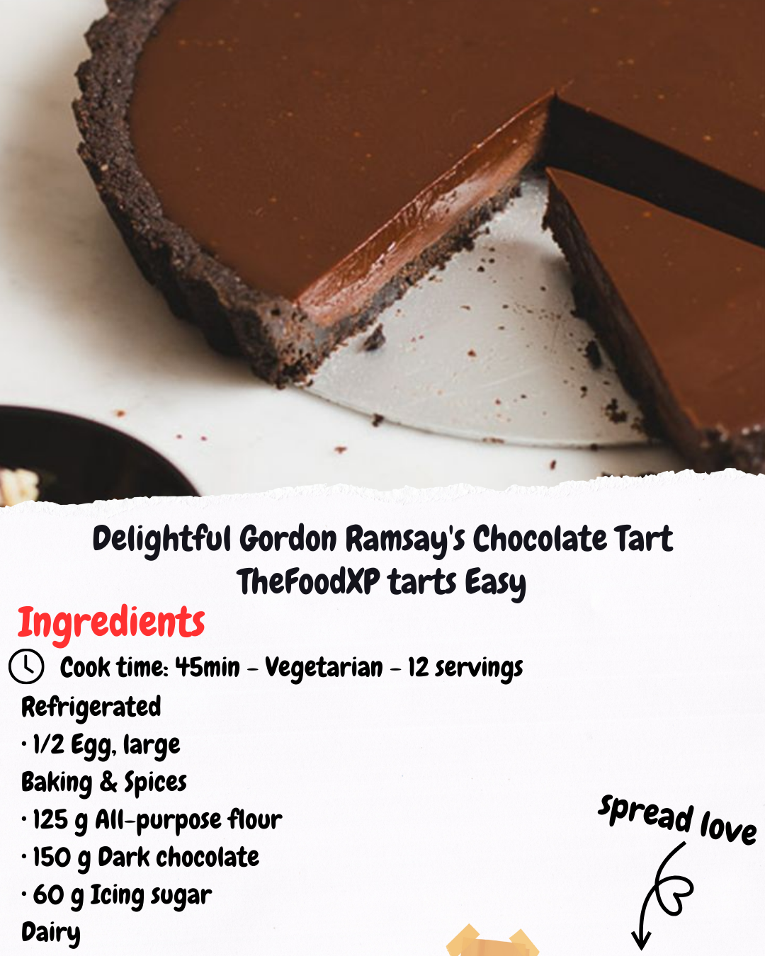 Delightful Gordon Ramsay's Chocolate Tart TheFoodXP tarts Easy