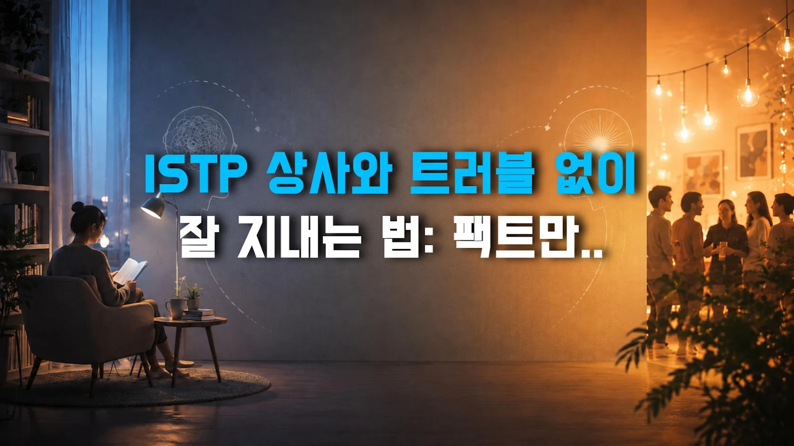 ISTP 상사와 트러블 없이 잘 지내는 법: 팩트만 말하세요