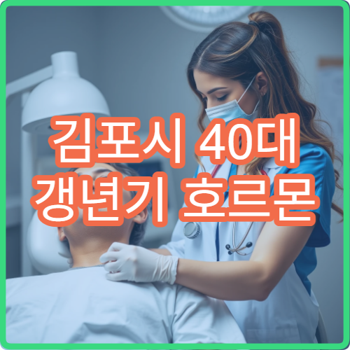 김포시 40대 갱년기 호르몬 검사 전문 내과 치료 코스 효과