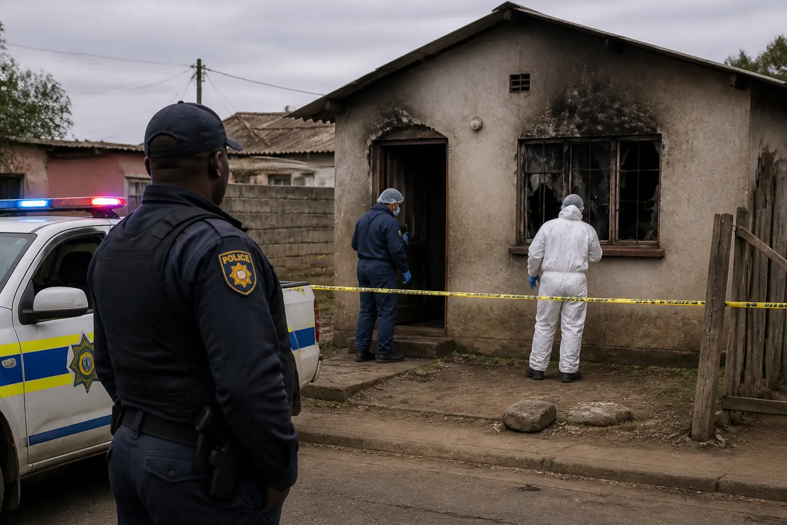 Editorial image for Eleven killed in mass shooting at house in South Africa