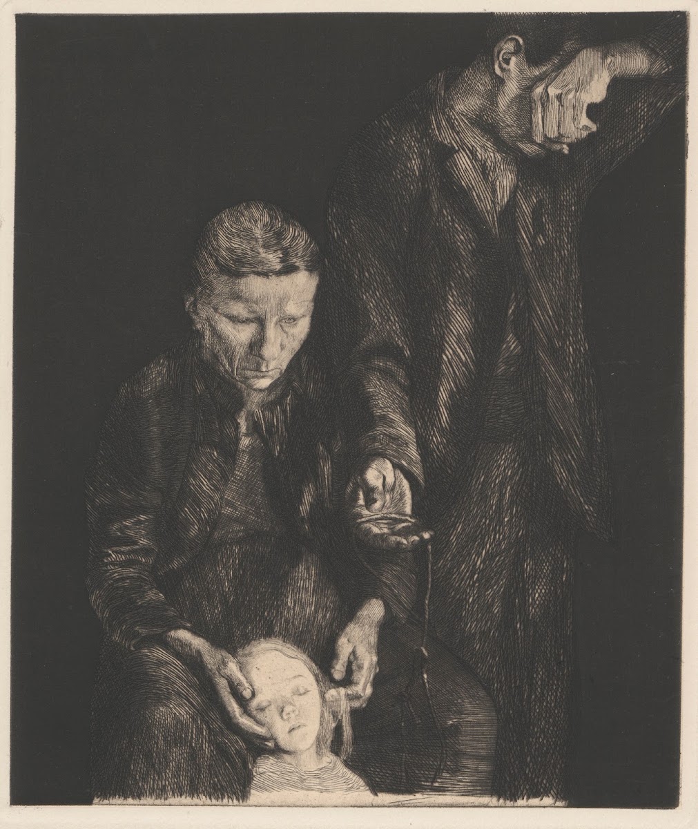 Zertretene Arme Familie 1921