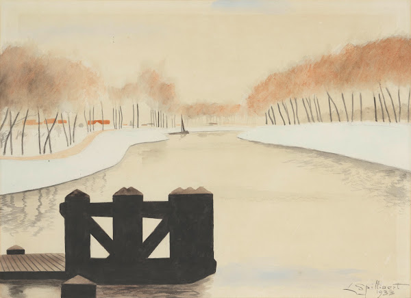 De Keignaertkreek in Zandvoorde 1933