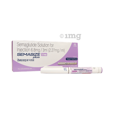 Semasize Plus 1.7mg Injection (1 Multi-dose Disposable Pen, 4 Needle, 4 Alcohol Swab) box of 1 pre-filled pen