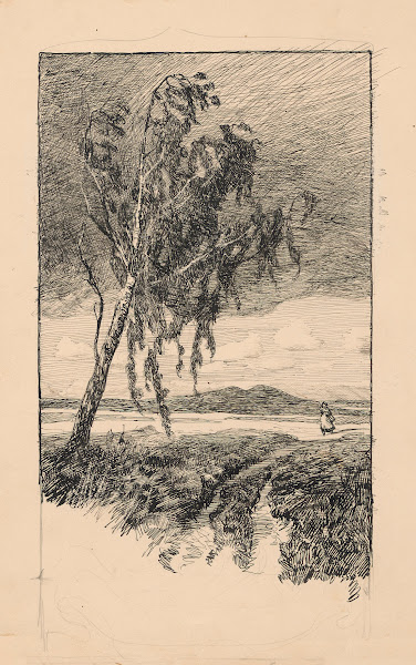 By the road stands a lone birch tree 1870 1923