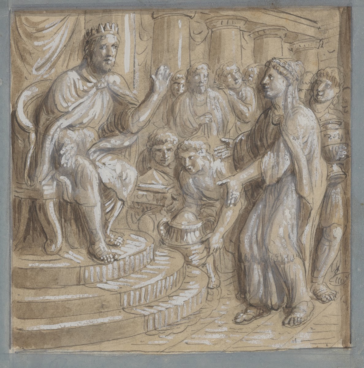 13 drawings after bas reliefs at Florence Pl13 19th Century