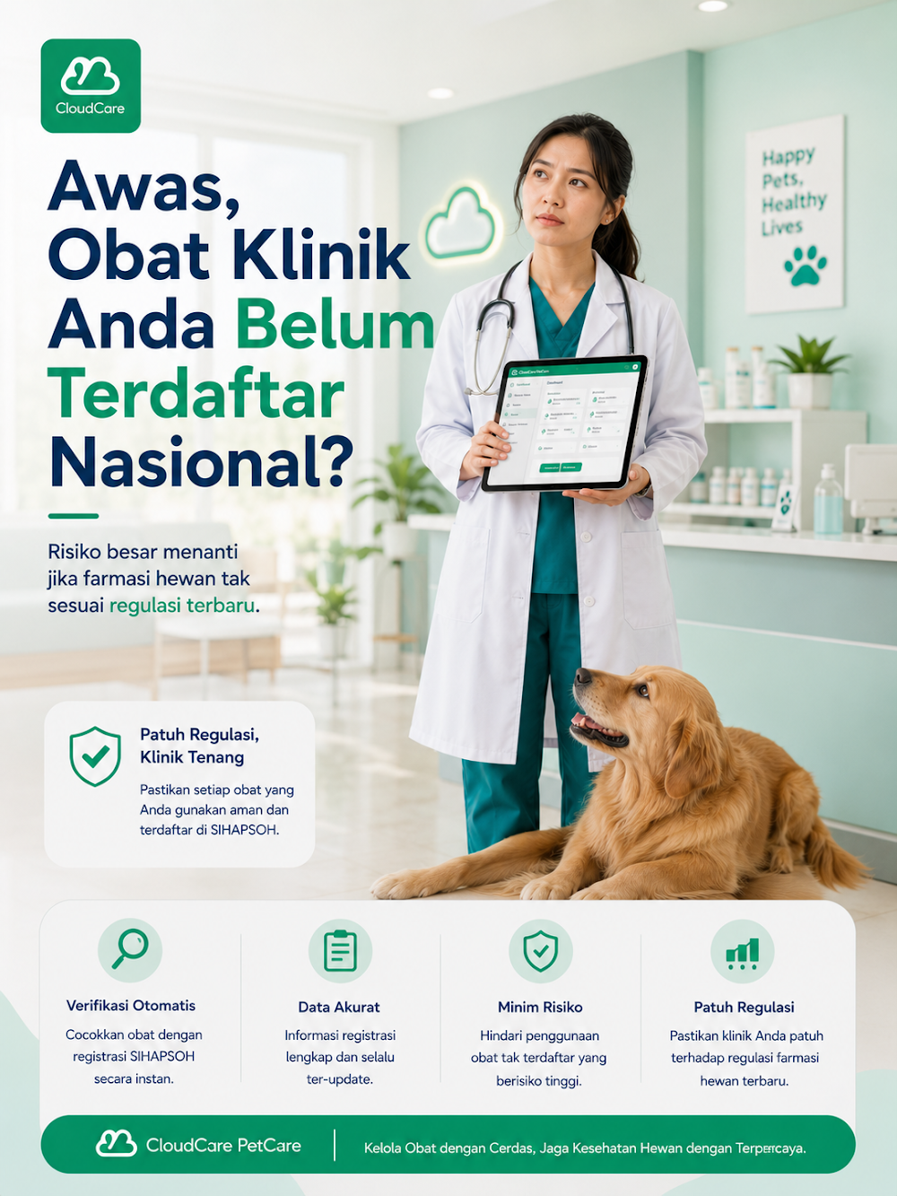Kepatuhan SIHAPSOH CloudCare PetCare