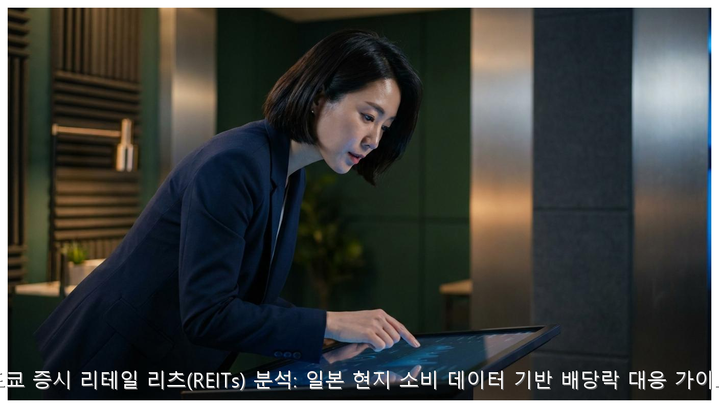 도쿄 증시 리테일 리츠(REITs) 분석: 일본 현지 소비 데이터 기반 배당락 대응 가이드 핵심 안내 및 분석 인포그래픽 (5)