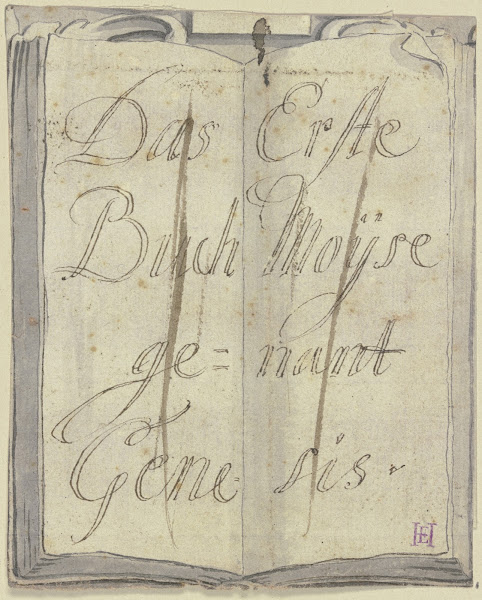 Das erste Buch Moÿse genannt Genesis
