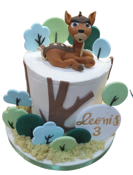 Woodland Themed Birthday Cake CB-NC487