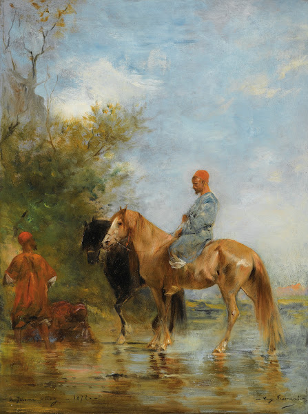 Horsemen By The River 1872