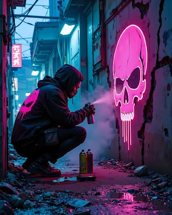 Graffiti Skull Picture