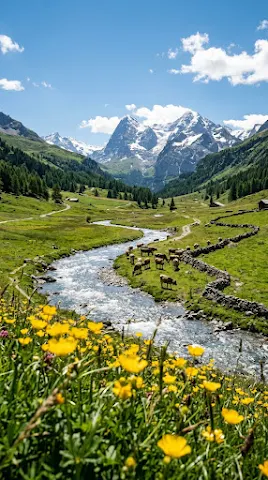 Alpine Spring Valley