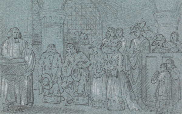 A Christening in Chevening Church Kent