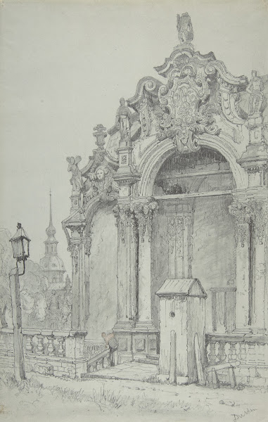 The Zwinger Dresden ca 1833