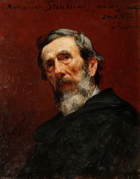 Portrait of Aleksander Stankiewicz painter before 1892