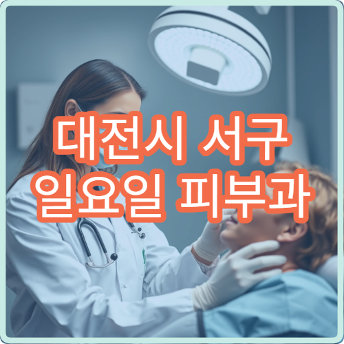 대전시 서구 일요일 피부과 진료 병원 가려움 두드러기 치료