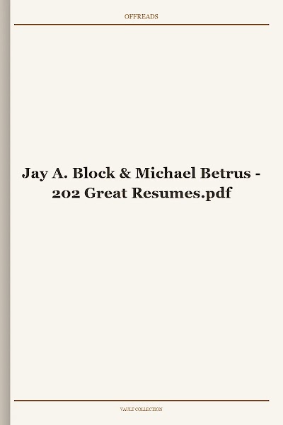 Jay A. Block & Michael Betrus