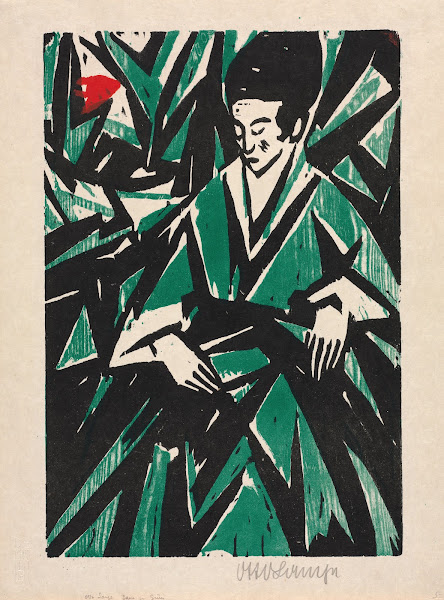 Woman in Green 1916