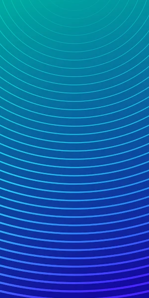 Gradient, Lines, Circles, Abstract, Blue 4K iPhone Wallpaper Background