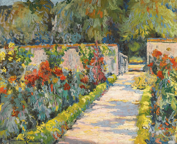 A Sunlit Garden 1919