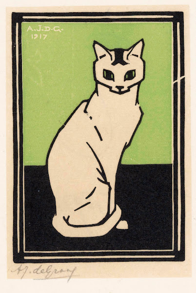 Zittende kat 1917