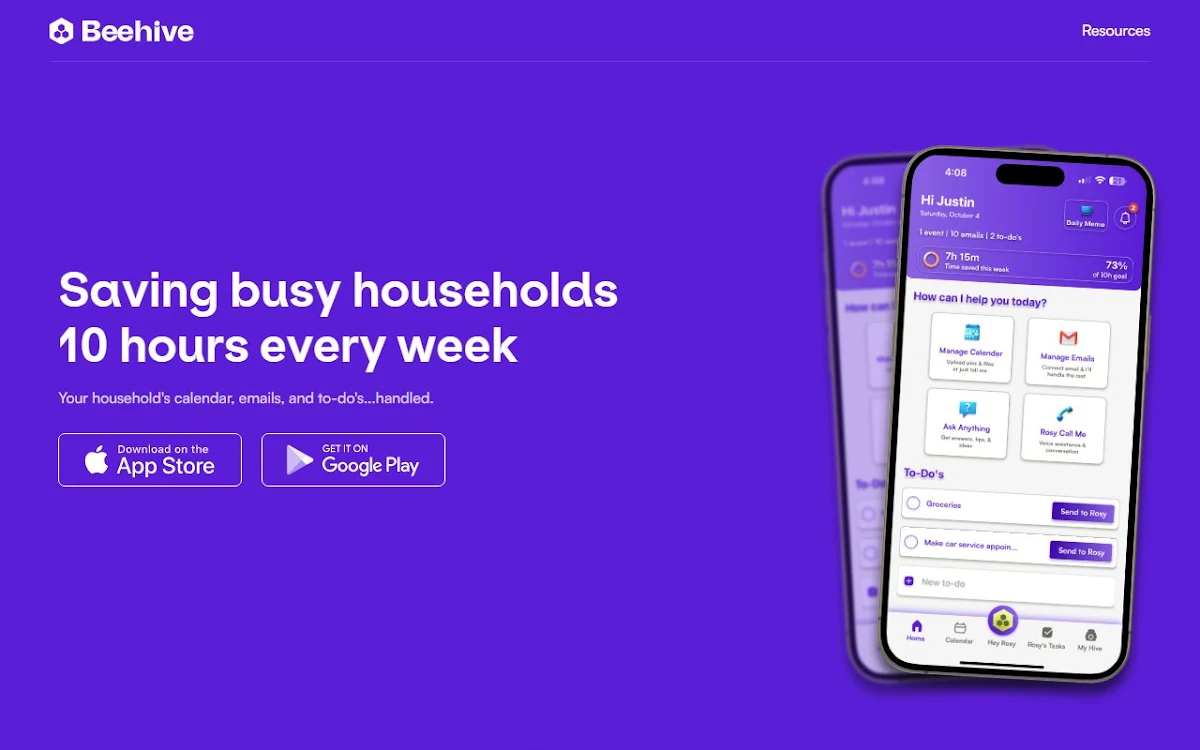 Captura de Beehive Study APP