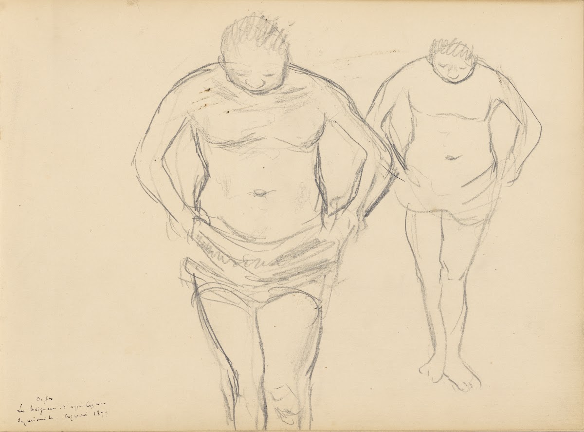 Copies of Cézannes Bathers 1877
