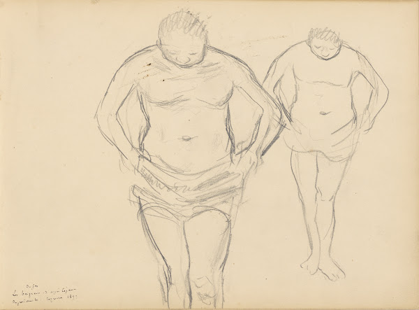 Copies of Cézannes Bathers 1877