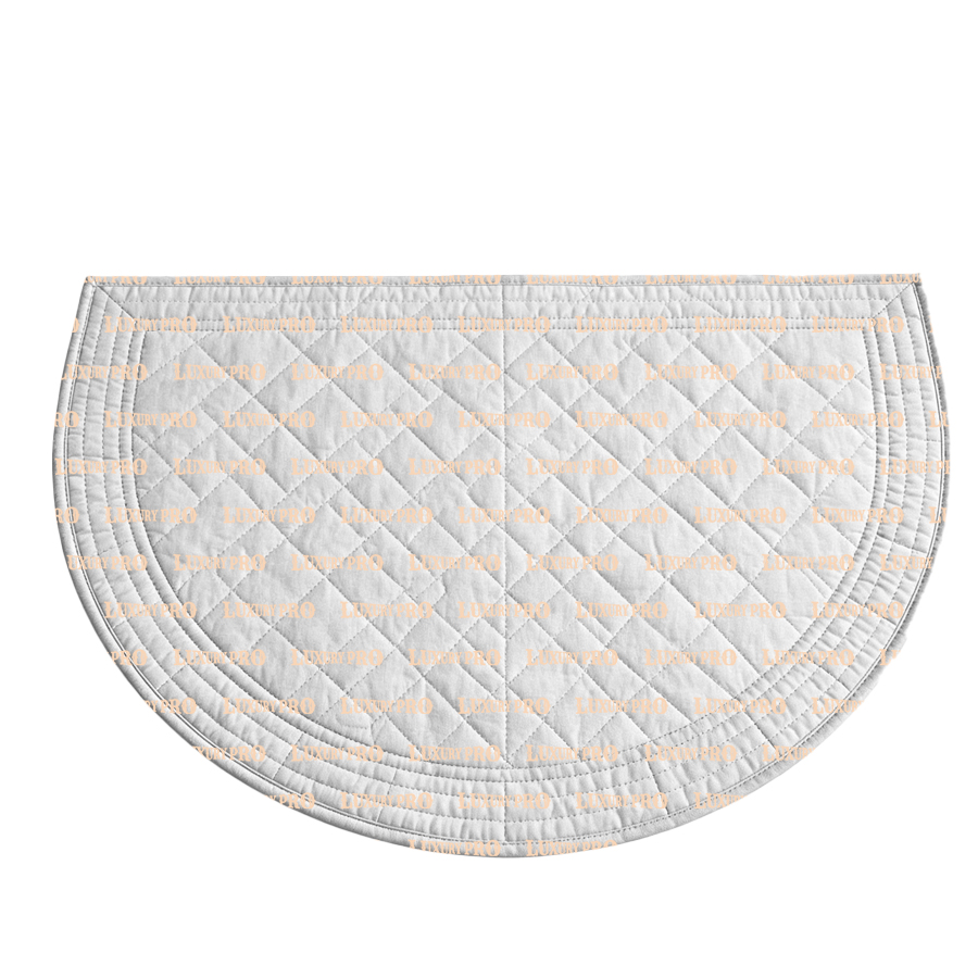 Diamond Quilted Half Round Doormat