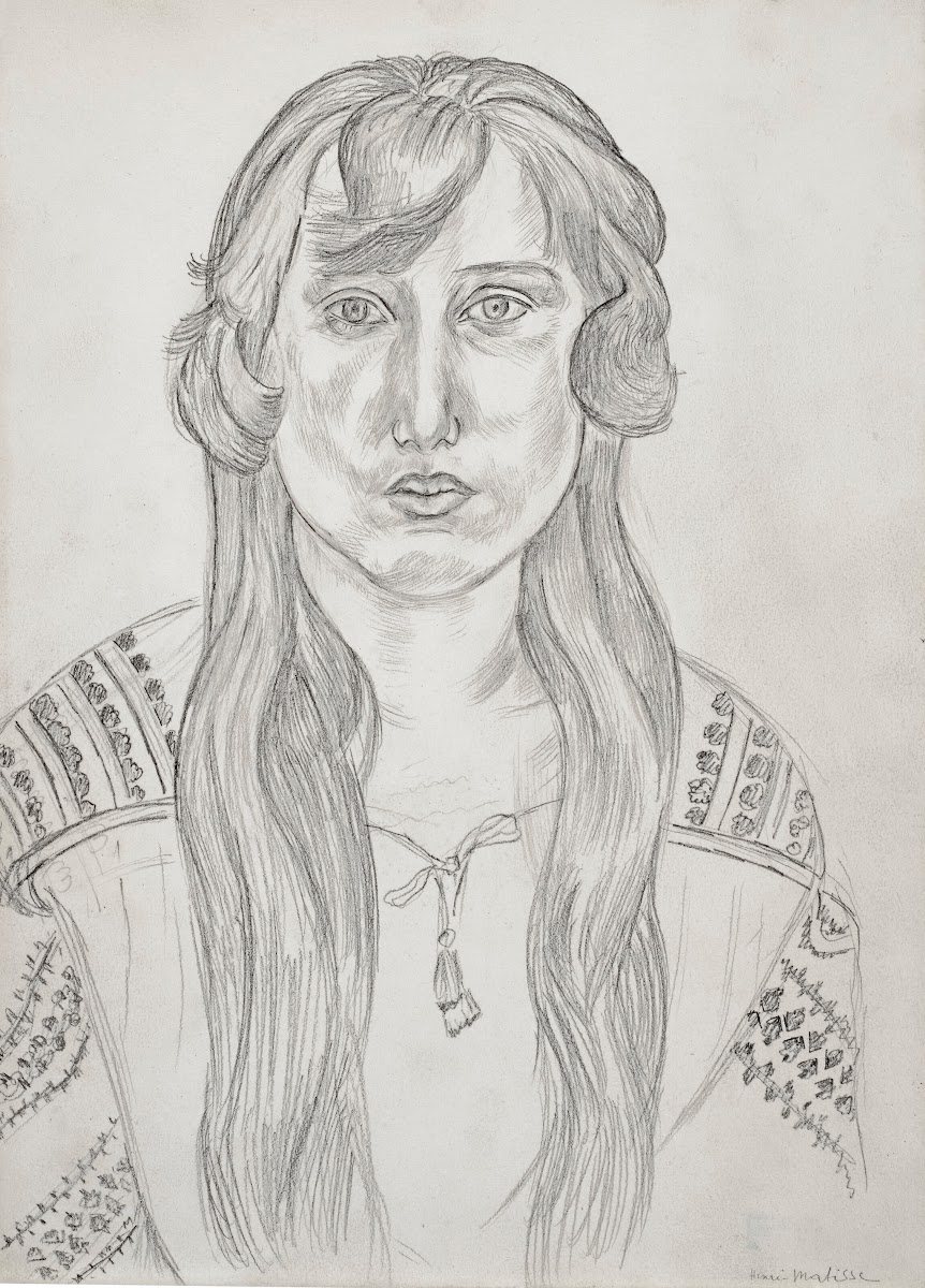 Femme Aux Cheveux Longs 1918 1919