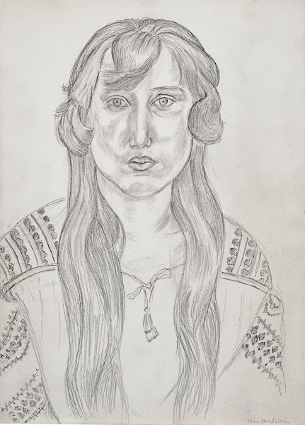Femme Aux Cheveux Longs 1918 1919