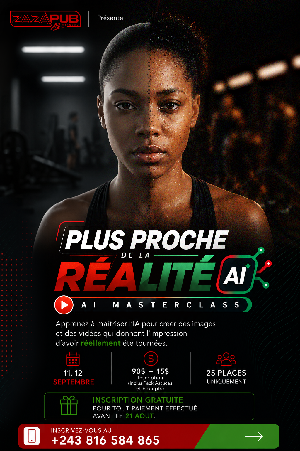 Affiche de la masterclass