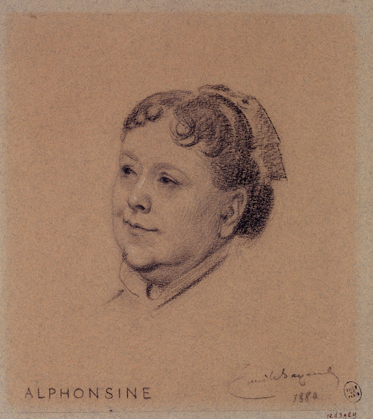 Portrait dAlphonsine actrice du Palais Royal 1880