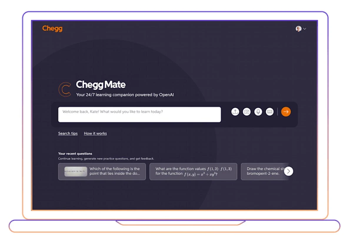 Captura de CheggMateÂ AI - The Ultimate All-in-One Homework AI Agent