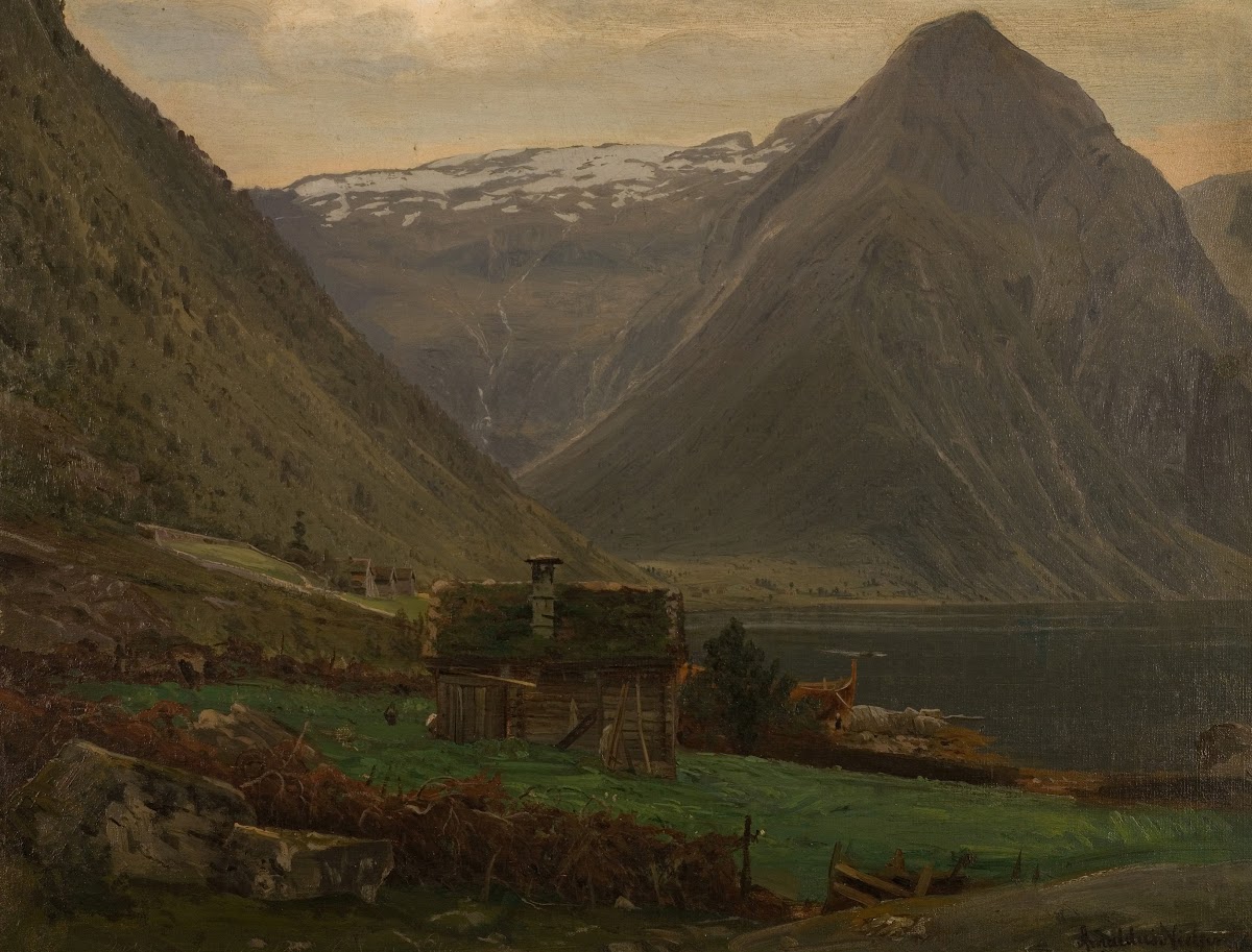 Fra Æsefjord Balestrand 1865