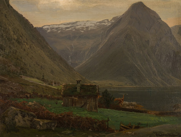 Fra Æsefjord Balestrand 1865