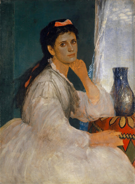 Portrait of Clara Böcklin Eldest Daughter of the Artist 1872 1873