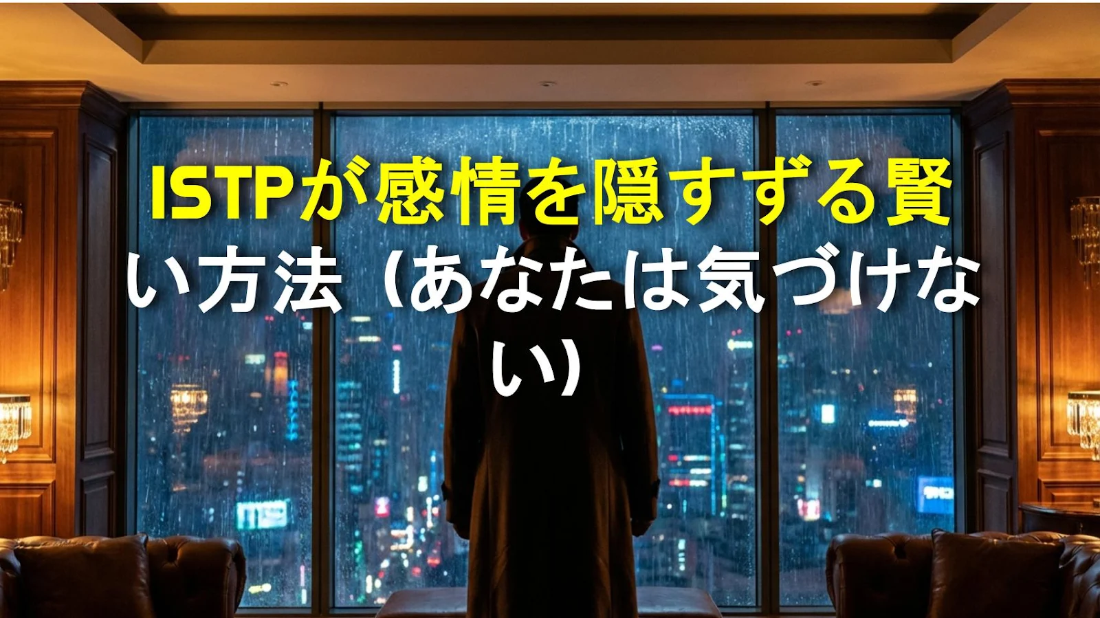 ISTPが感情を隠すずる賢い方法（あなたは気づけない）