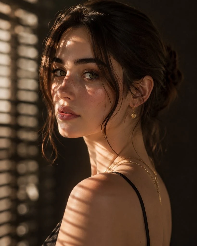 Un retrato de moda hiperrealista