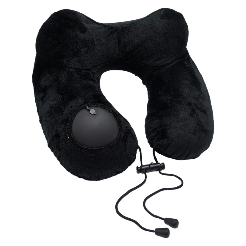 Inflatable U-Pillow for Travel and Flights