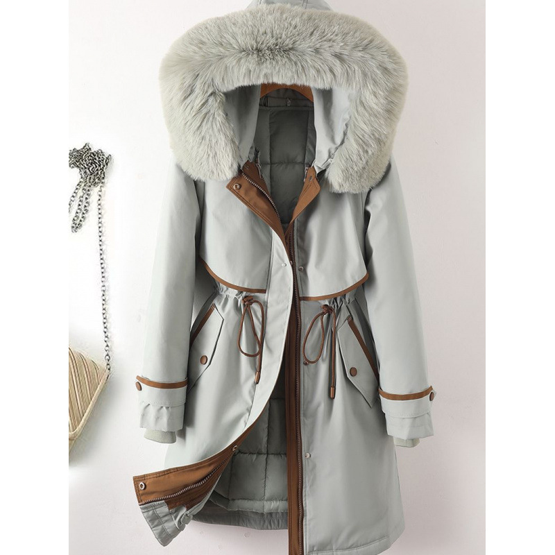 Damen-Parka, mittellang, mit abnehmbarem Innenfutter