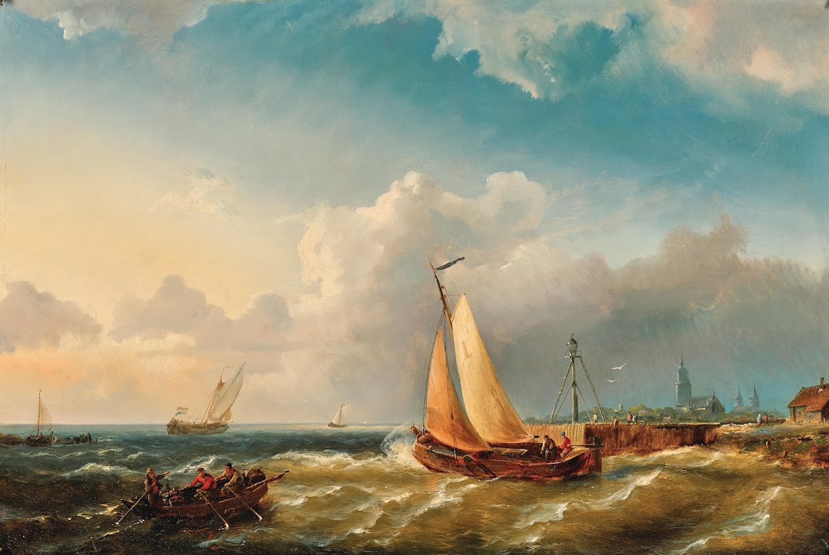 A Harbour View 1858