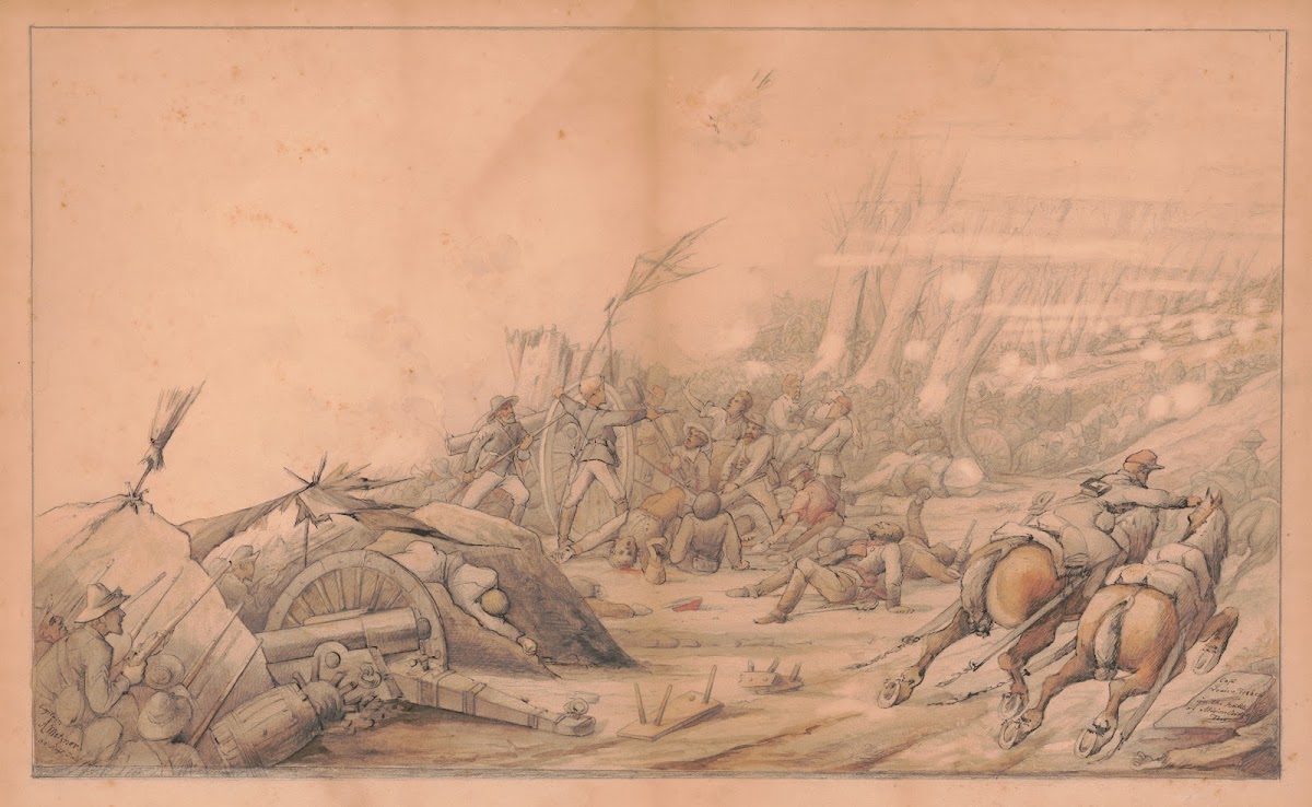 Capt Louis von Trebra at the Battle of Missionary Ridge Tn 1863