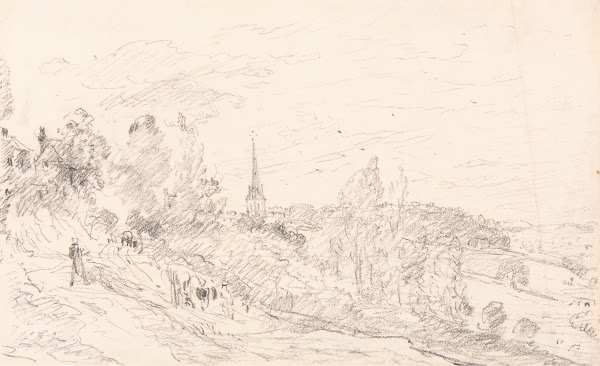View near Arundel between 1834 and 1835
