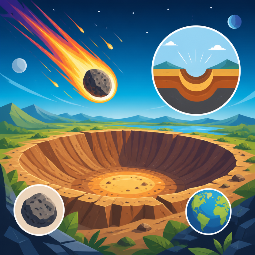 Kawah Meteor: Jejak Raksasa dari Langit yang Menakjubkan