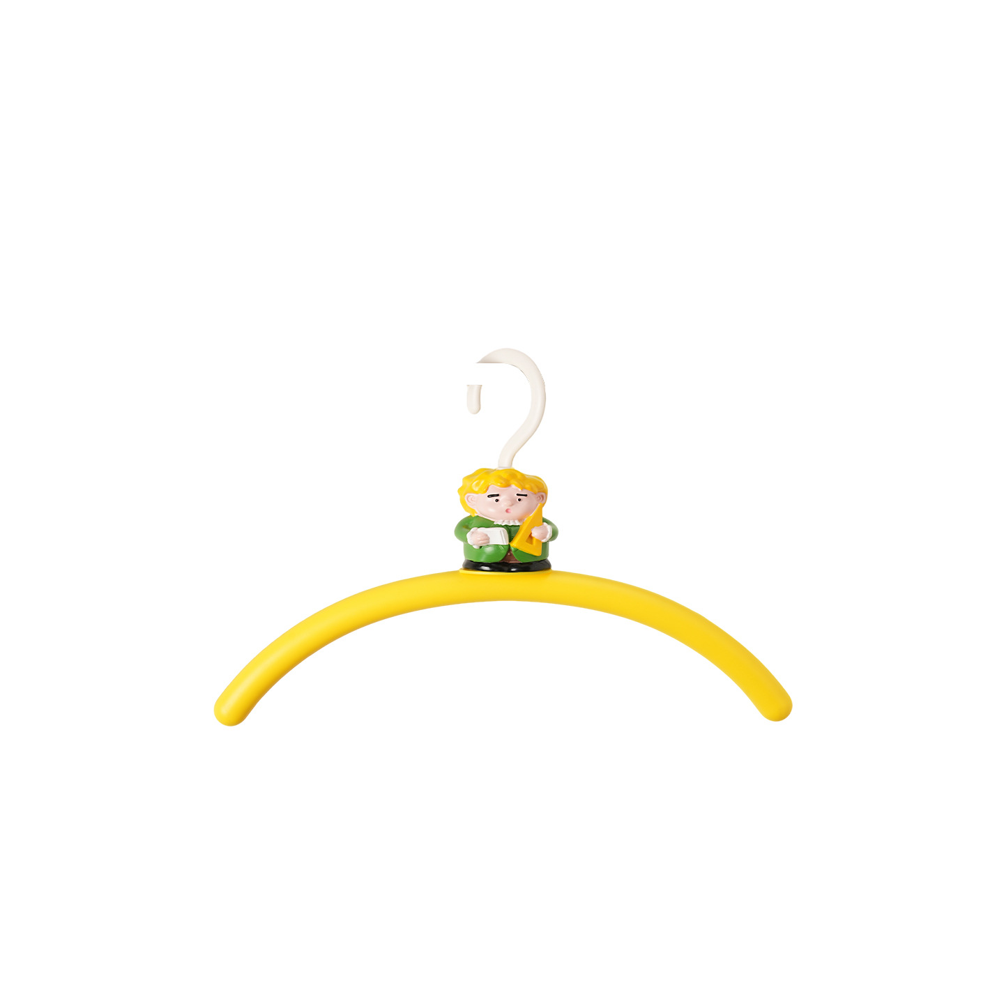 Non-slip clothes hanger with cartoon figure design