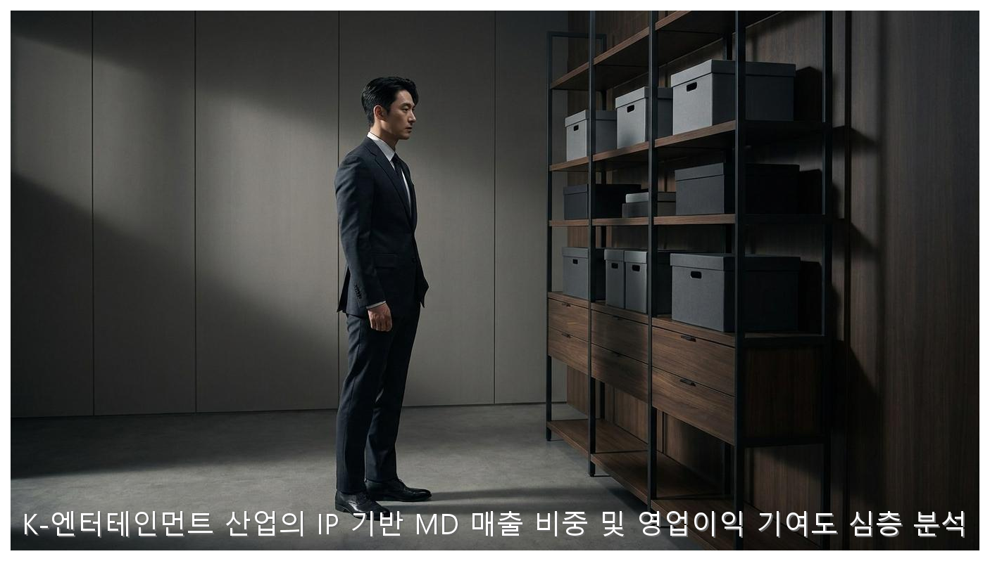 K-엔터테인먼트 산업의 IP 기반 MD 매출 비중 및 영업이익 기여도 심층 분석 핵심 안내 및 분석 인포그래픽 (6)