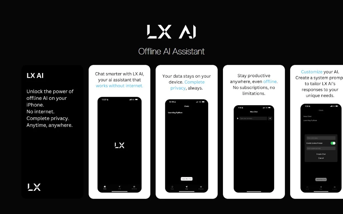 Captura de LX AI - Offline AI Chat