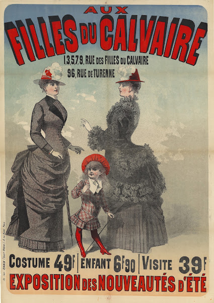 Aux filles du calvaire Costume 49 f enfant 6 f 90 visite 39 f Exposition des nou