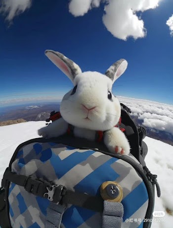 Skydiving Bunny Picture